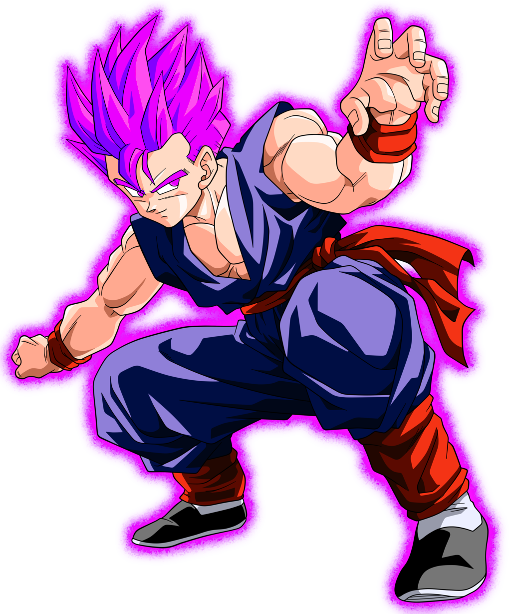 Super Saiyan Character Power Stance PNG