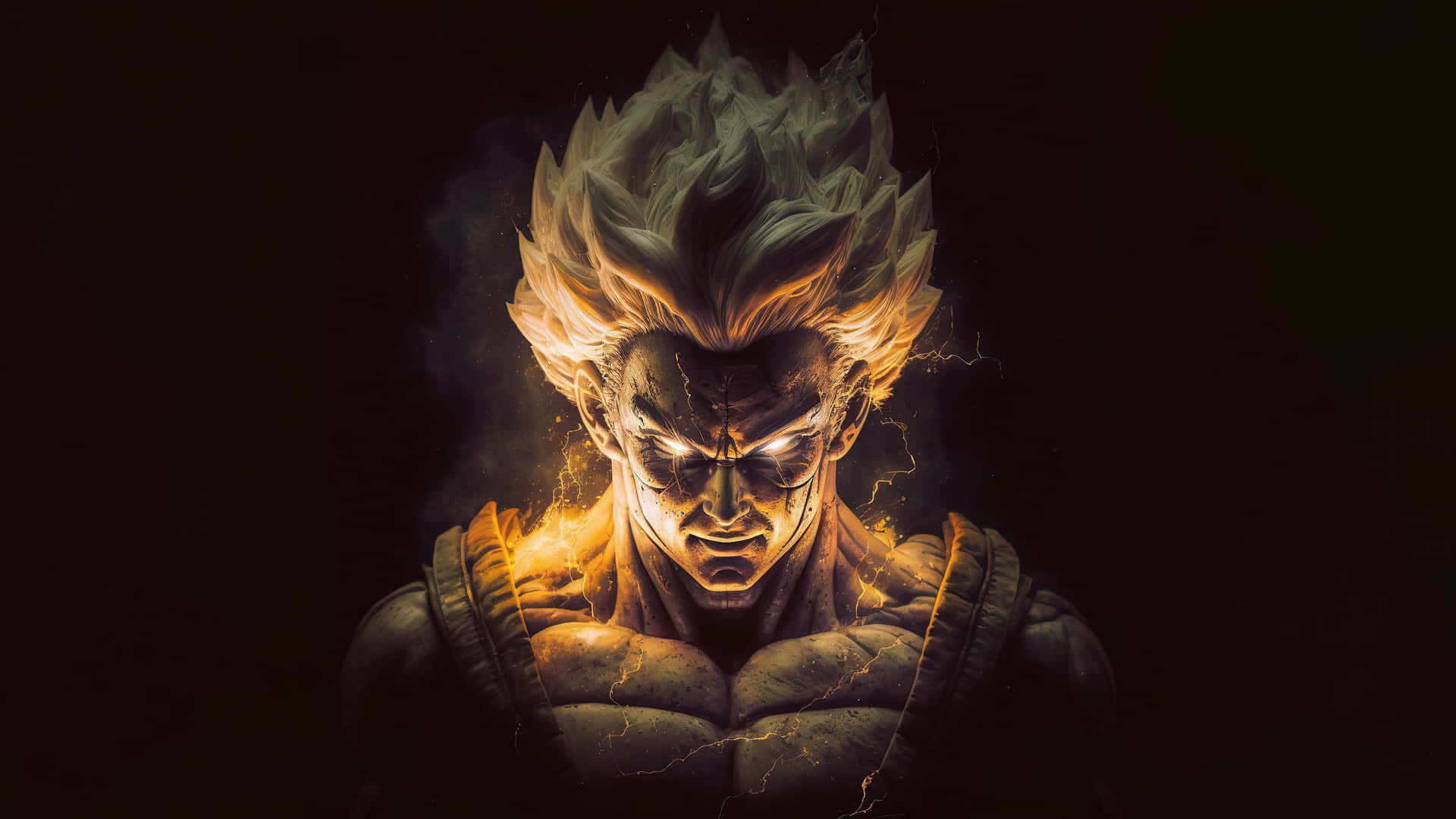 Super_ Saiyan_ Energy_ Aura_4 K_ Art Wallpaper