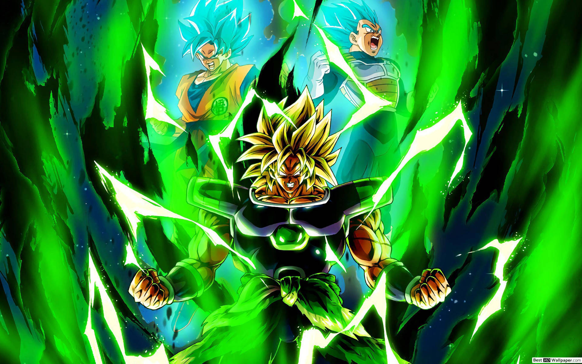 Unlock the power of the legendary Super Saiyan with Dragon Ball Super Broly Wallpaper