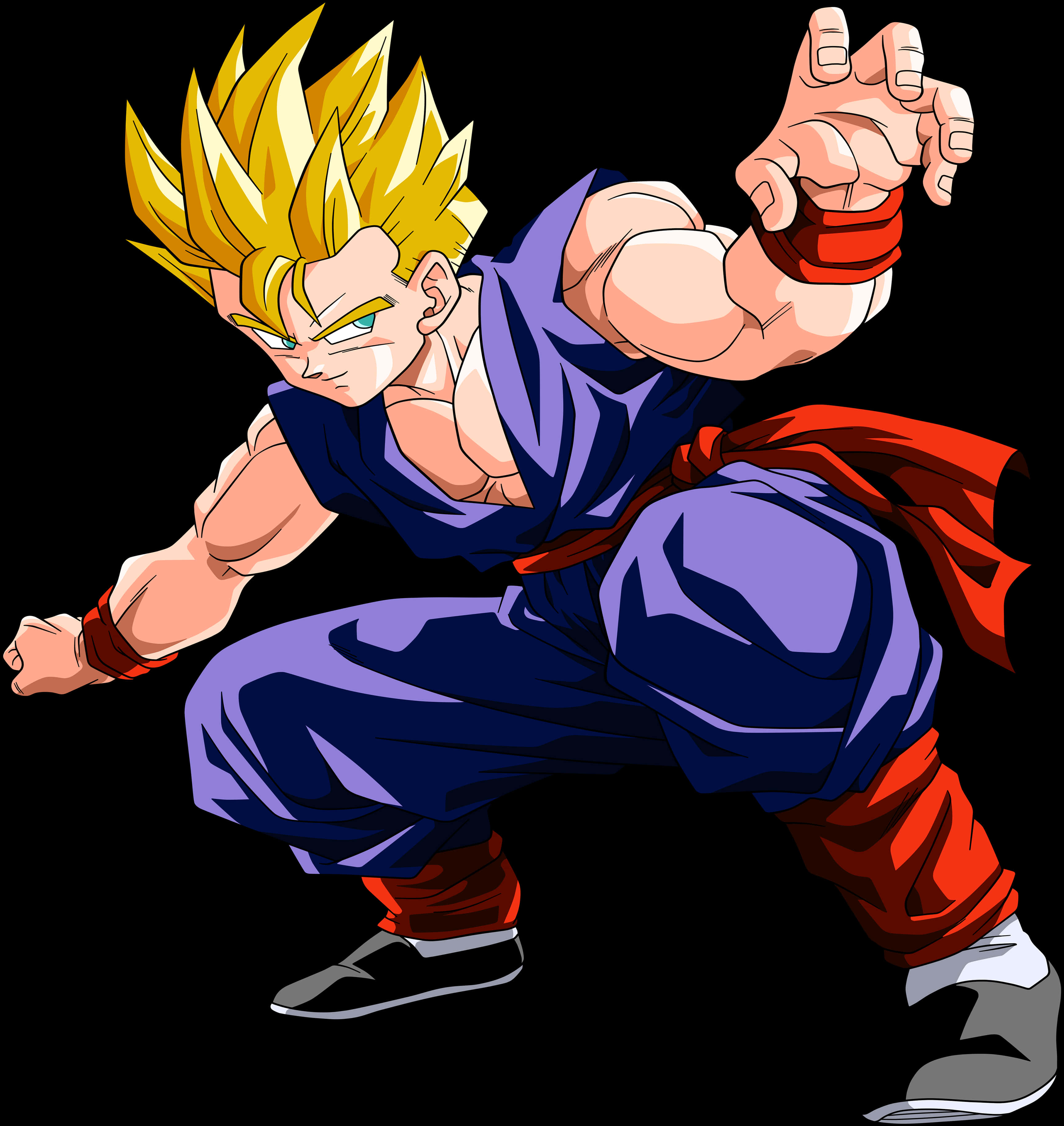 Super Saiyan Gohan Readyfor Battle PNG