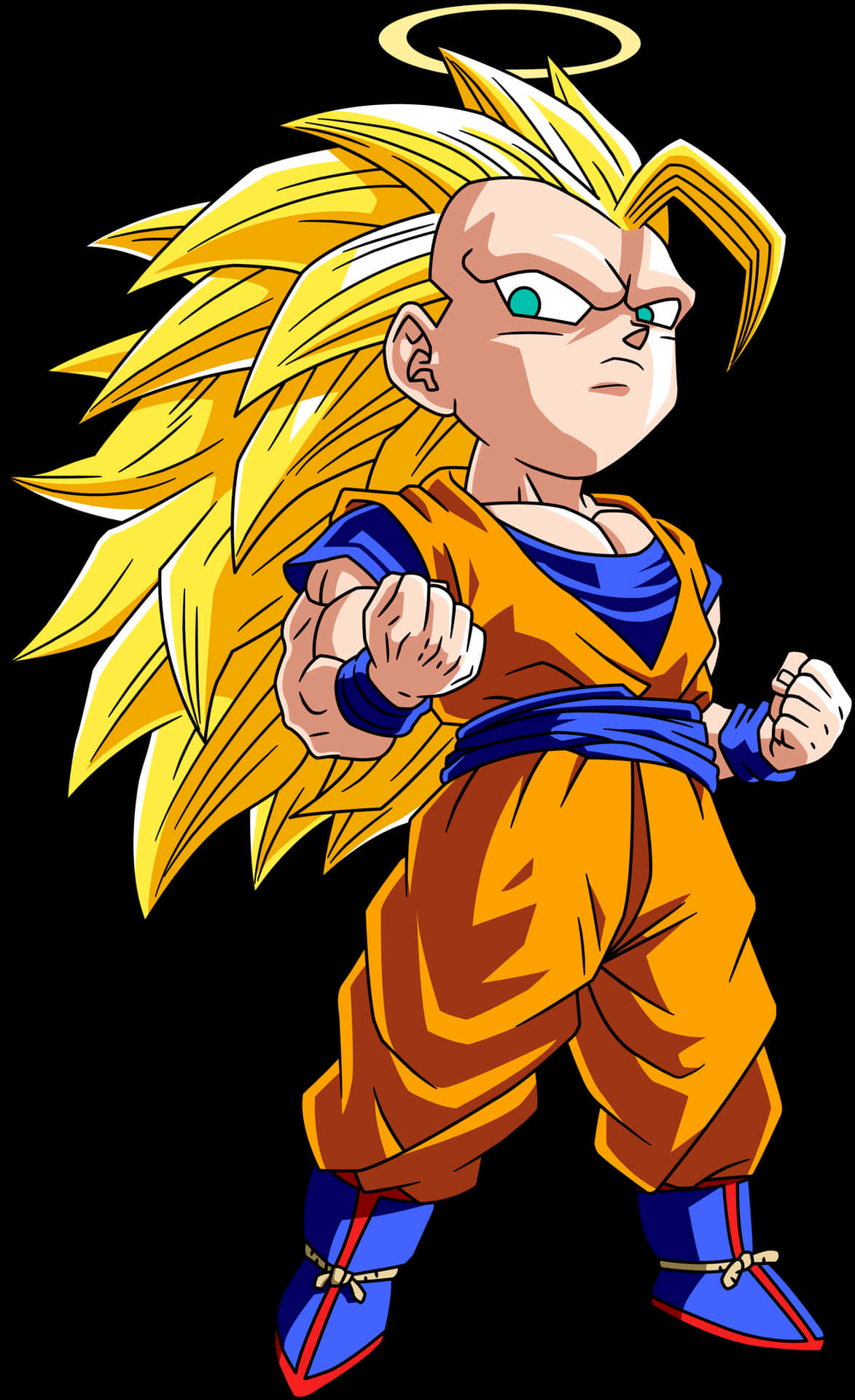 Super Saiyan Goku Illustration PNG