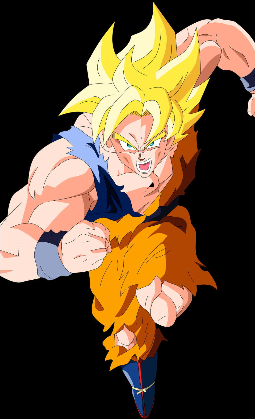 Super Saiyan Goku Power Up PNG