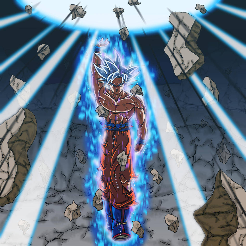 Supersaiyan Goku Spirit Bomb – Super Saiyan Goku Geist-kugel Wallpaper