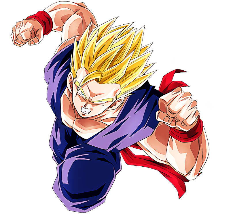 Download Super Saiyan Punch Action | Wallpapers.com