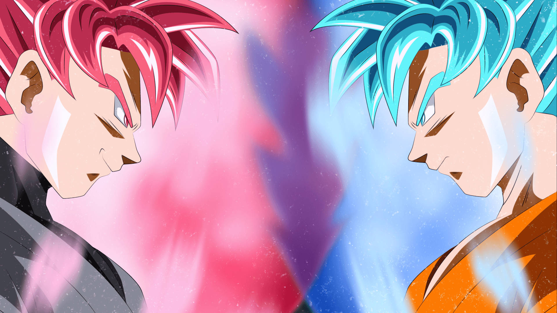 Goku (SSJ Blue) vs Shallot (SSJ Rose/Red) Qwerty - Illustrations ART street
