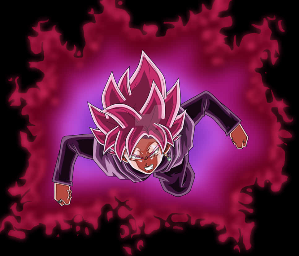 Super Saiyan Rose Goku Black Dominance PNG