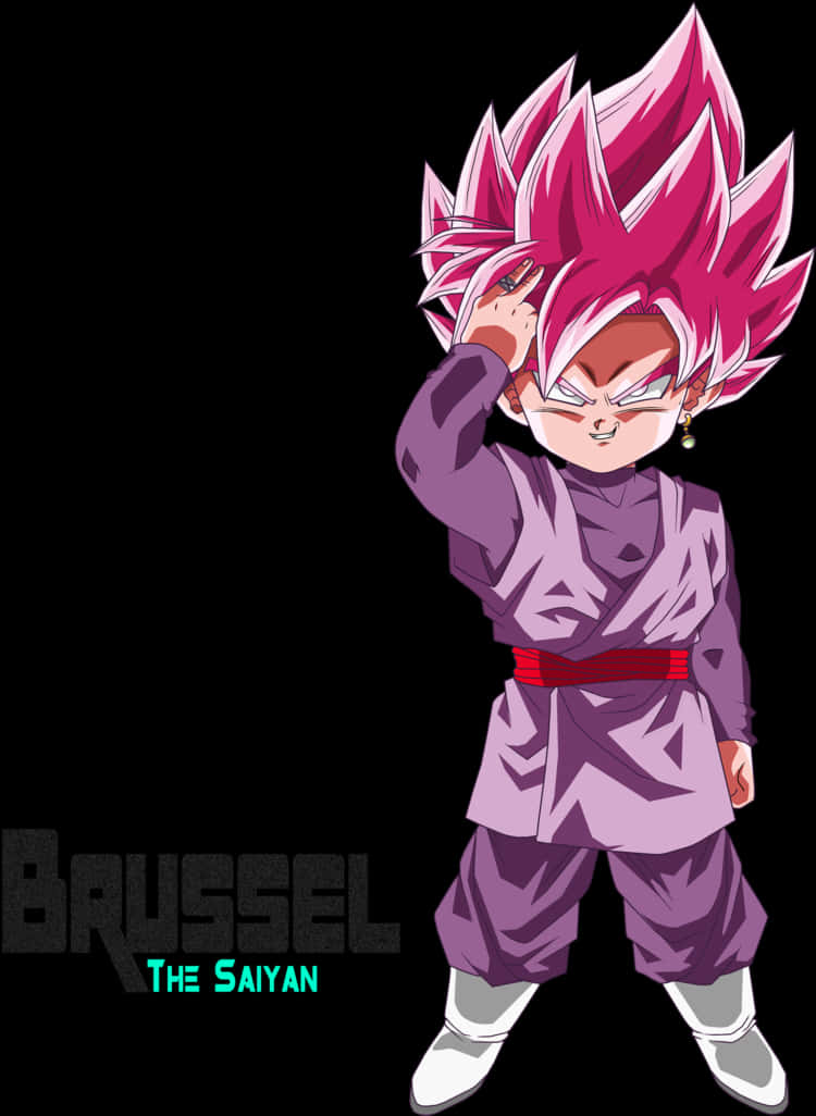 Super Saiyan Rose Salute PNG