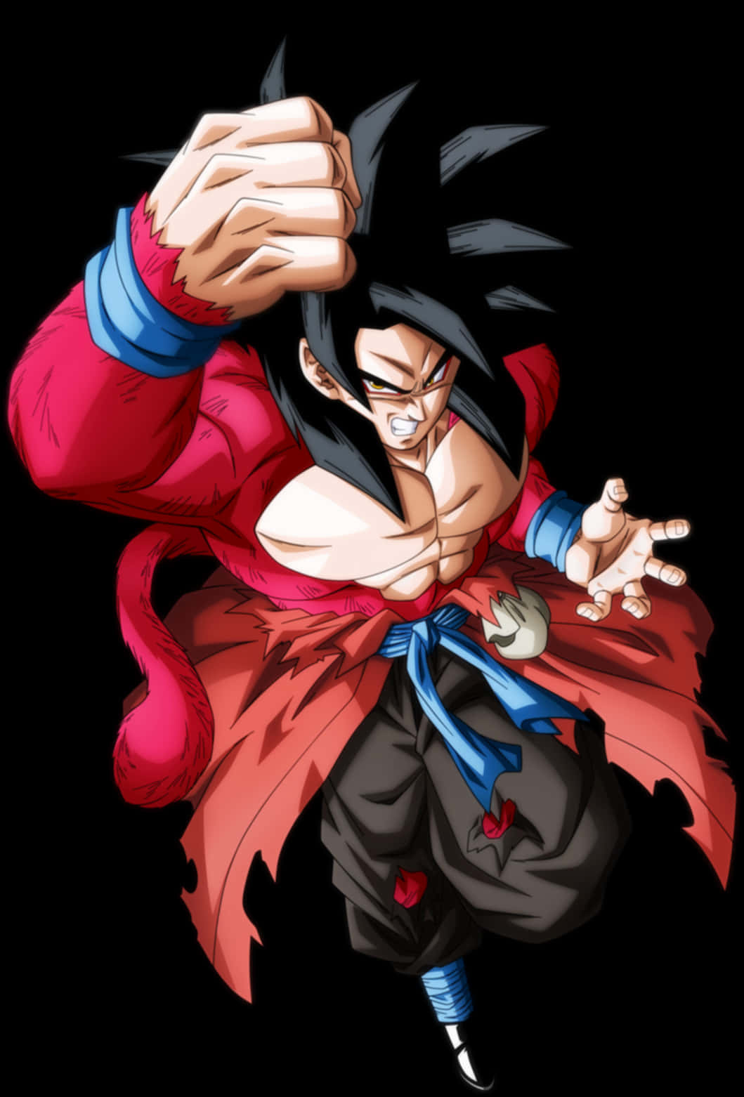 Super Saiyan4 Goku Power Up PNG