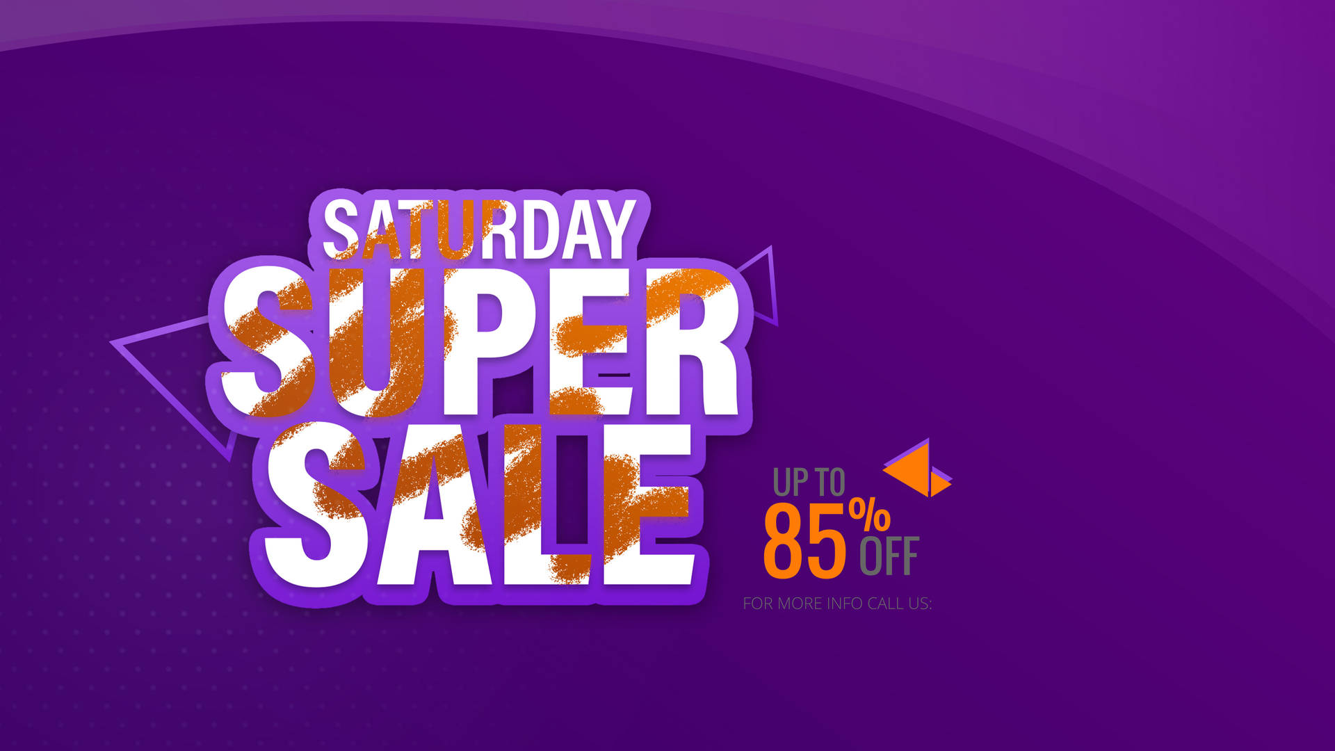 Super Saturday Sale Purple Theme