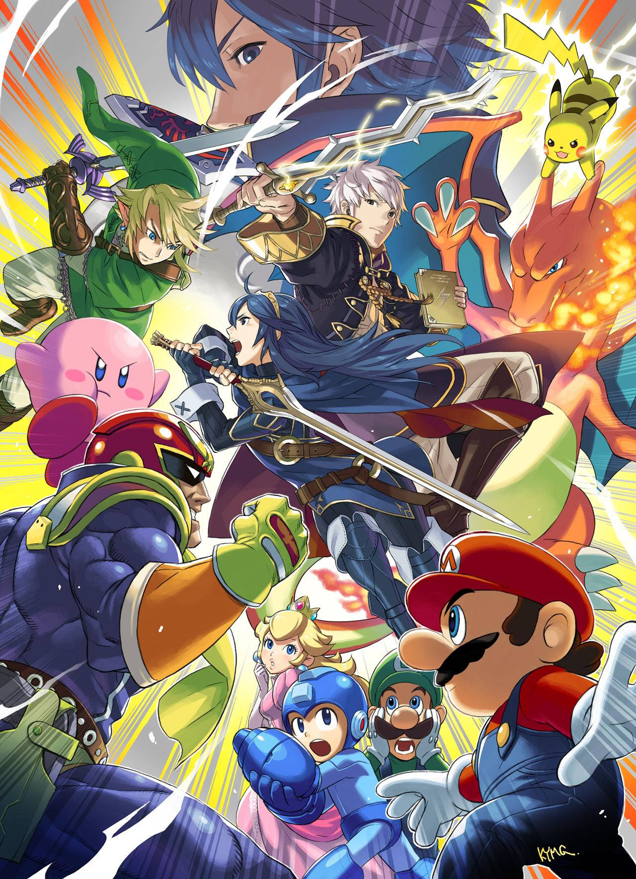 Super Smash Bros Collage Wallpaper