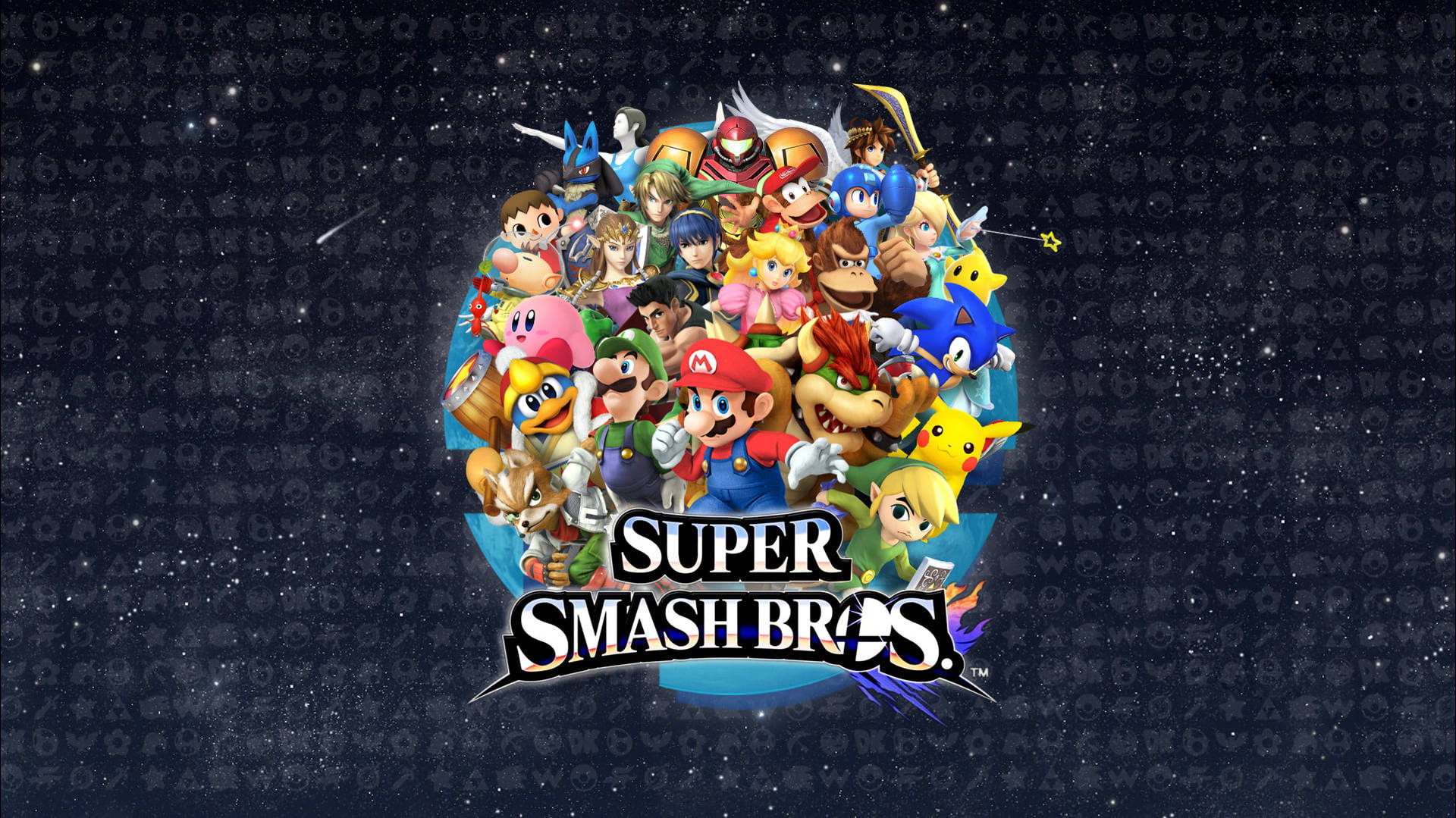 Super Smash Bros Crossover Fighting Game Wallpaper