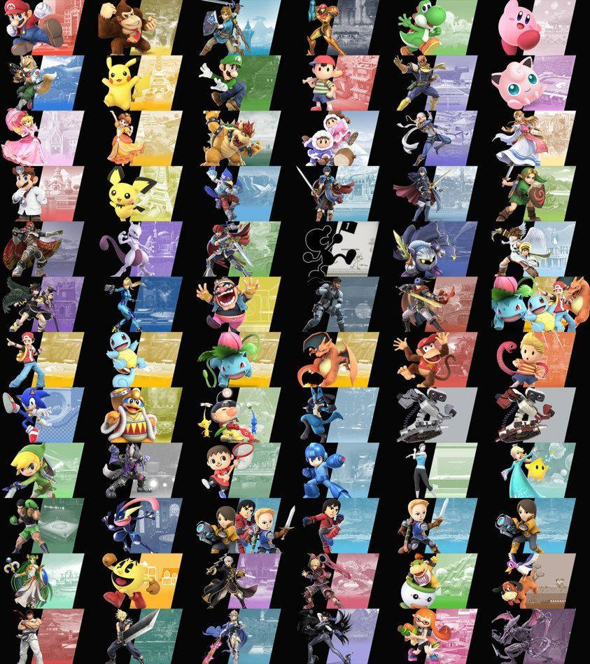 Super Smash Bros Ultimate: Classic Characters and New Challenges Wallpaper
