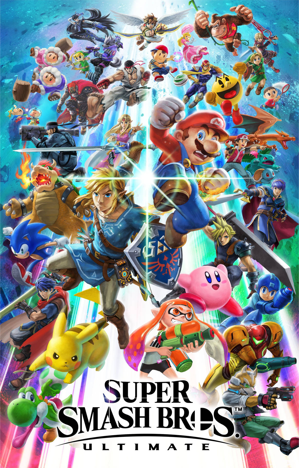 Super Smash Bros Ultimate Free Fall Wallpaper
