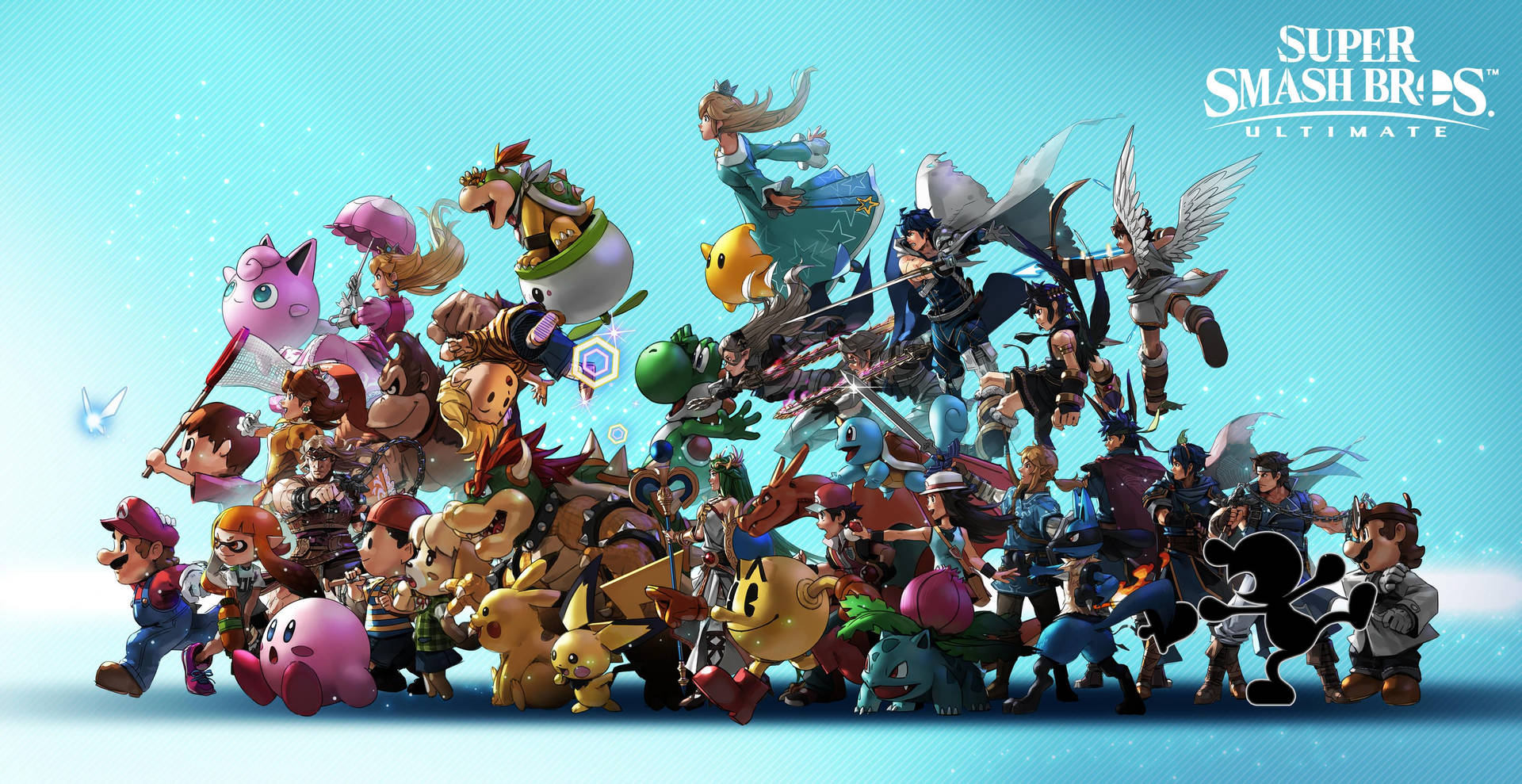 Heroes Unite in Super Smash Bros Ultimate! Wallpaper