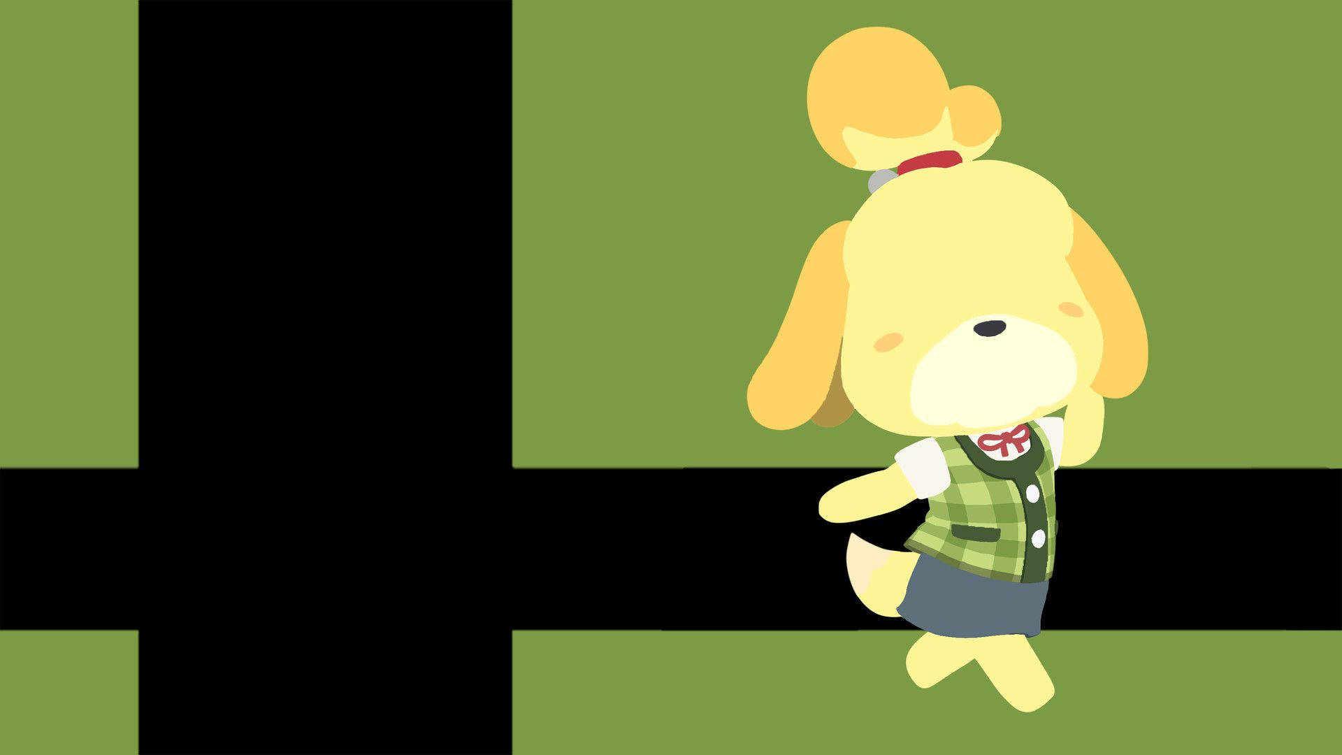 Join the fun with Isabelle in Super Smash Bros Ultimate! Wallpaper