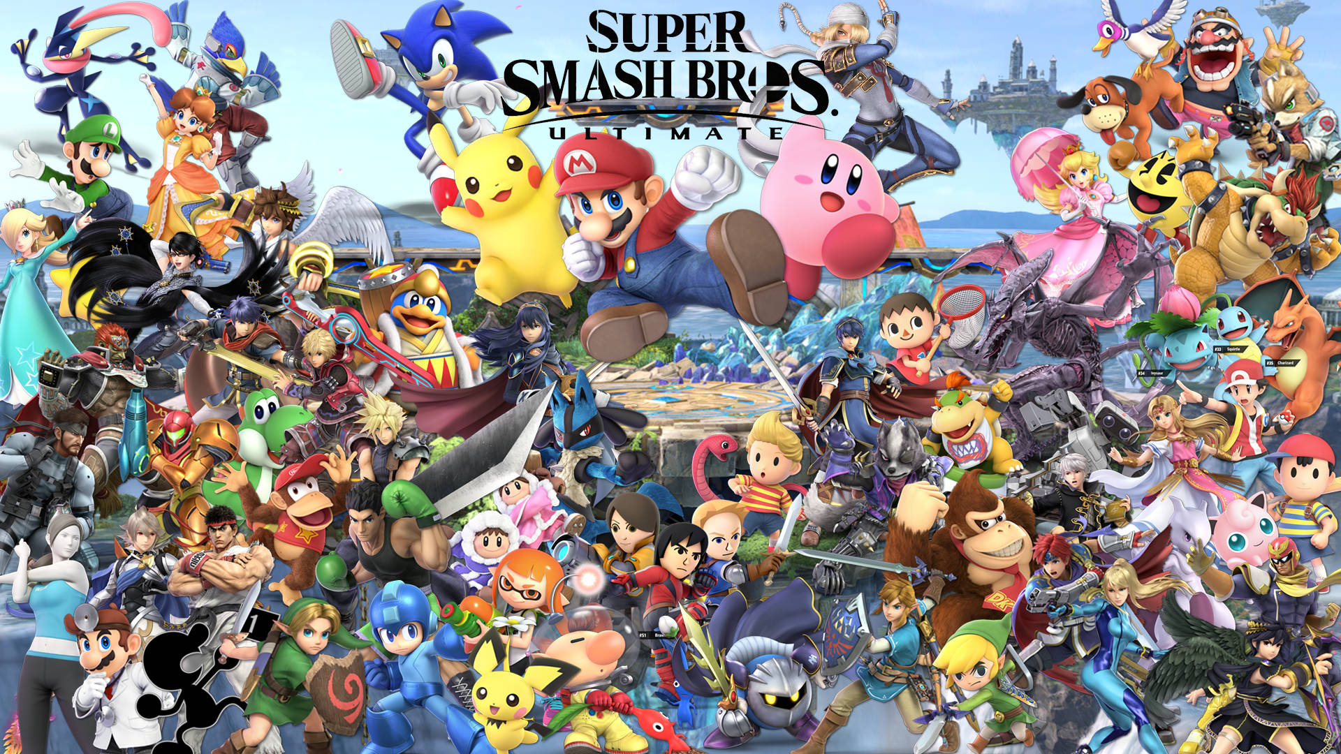 Super Smash Bros Ultimate Poster Wallpaper