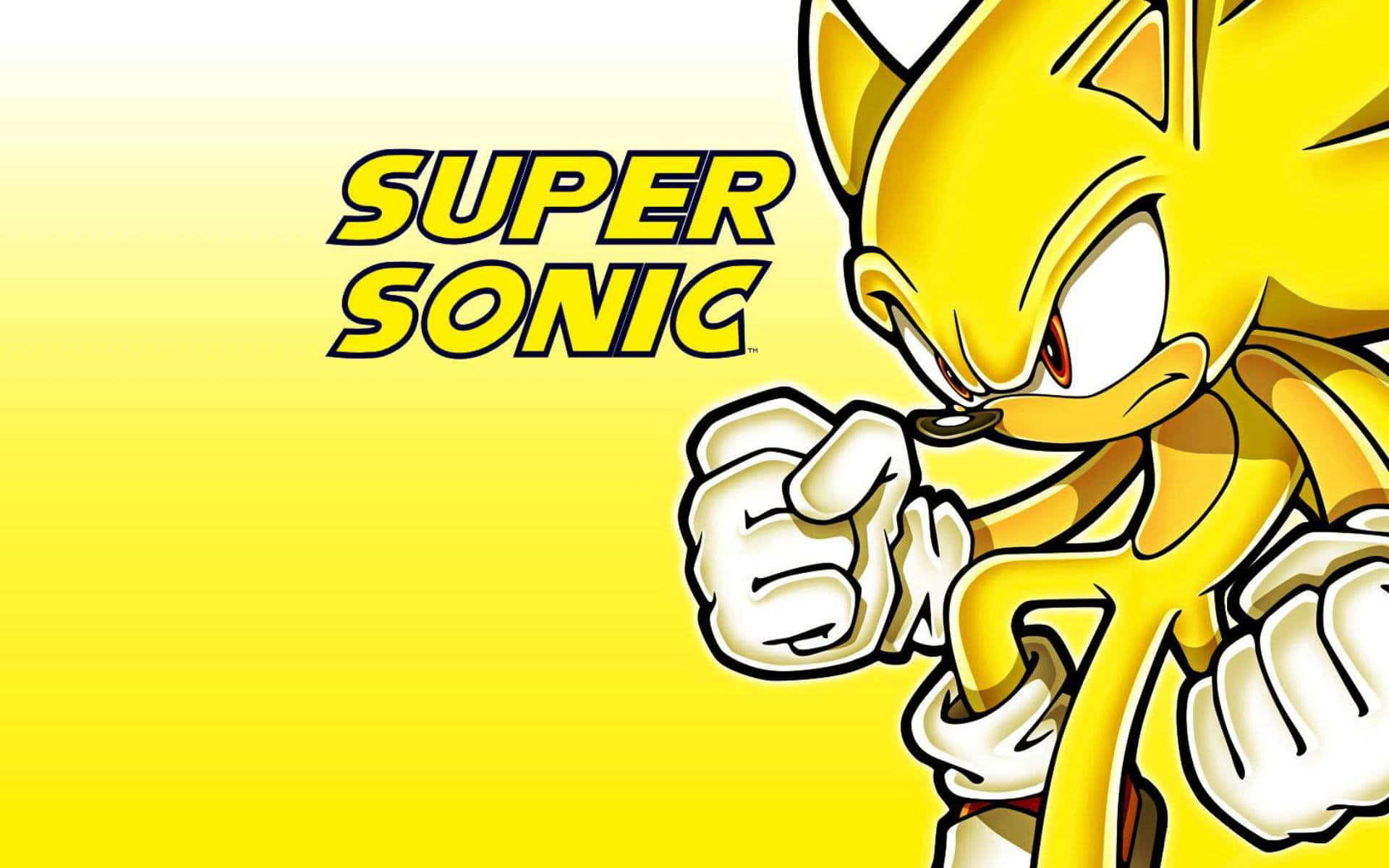 Play Super Sonic: The Hedgehog and save the world Wallpaper