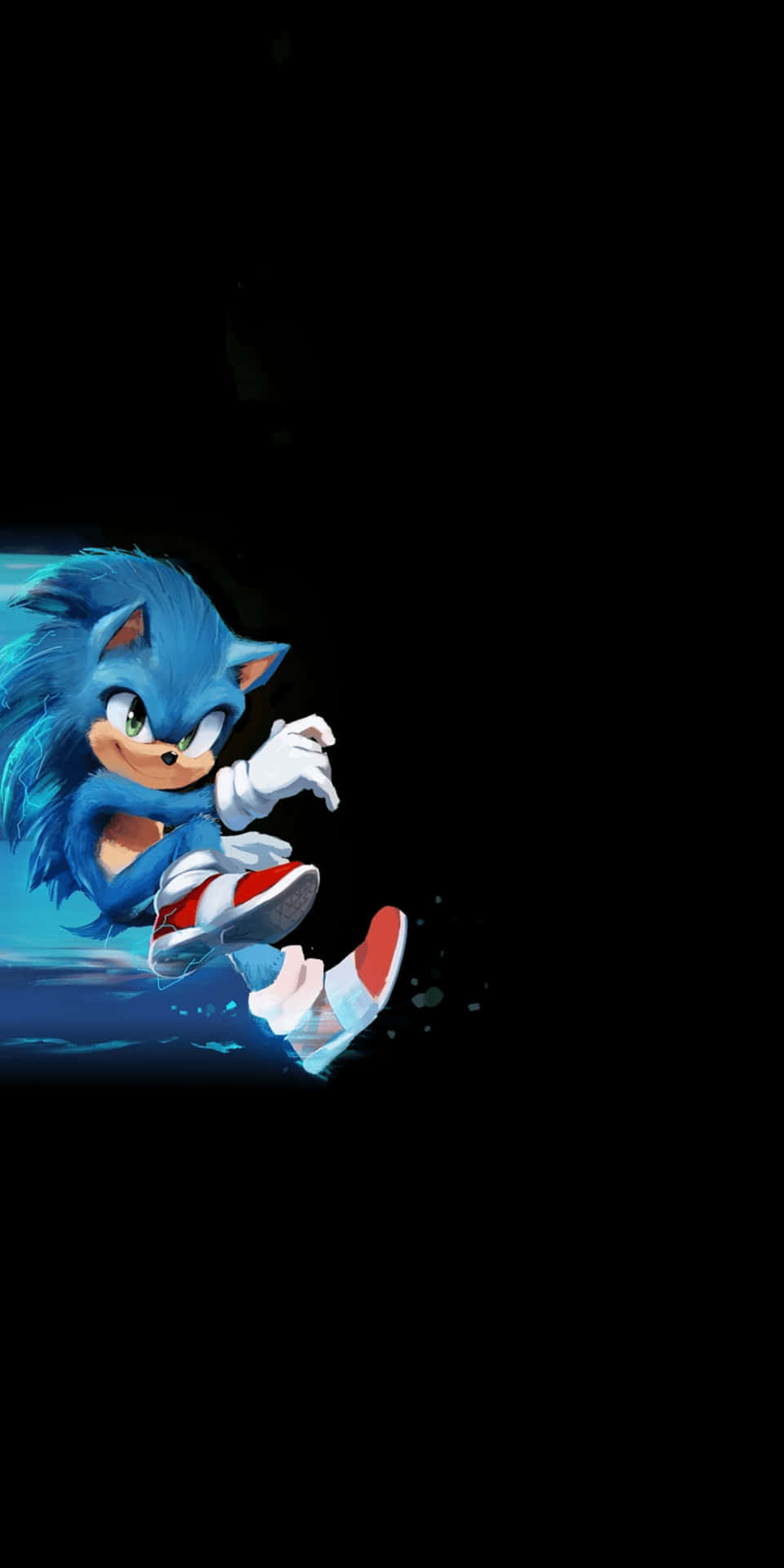 "Go super-fast with Super Sonic!" Wallpaper