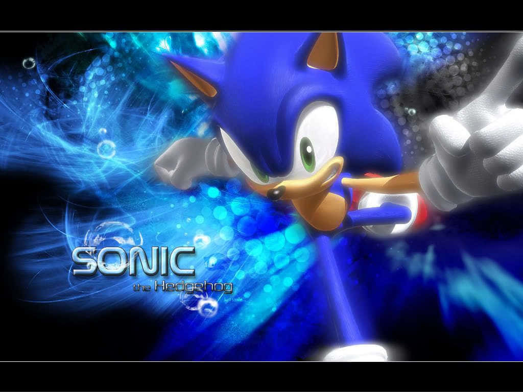 Disfrutade La Diversión Rápida Del Súper Rápido Sonic Fondo de pantalla