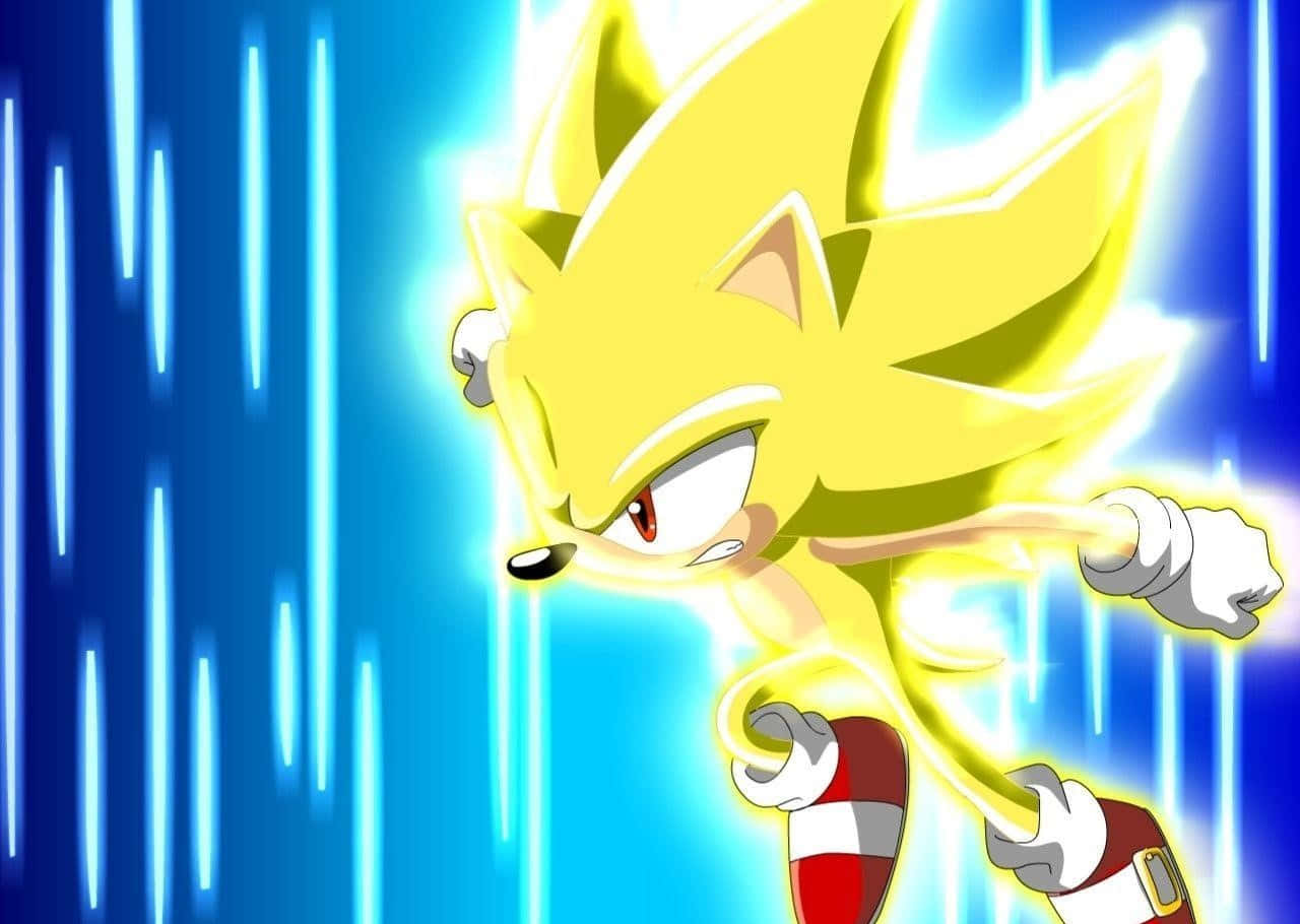 Erlebensie Superschnelle Geschwindigkeit Mit Super Sonic.