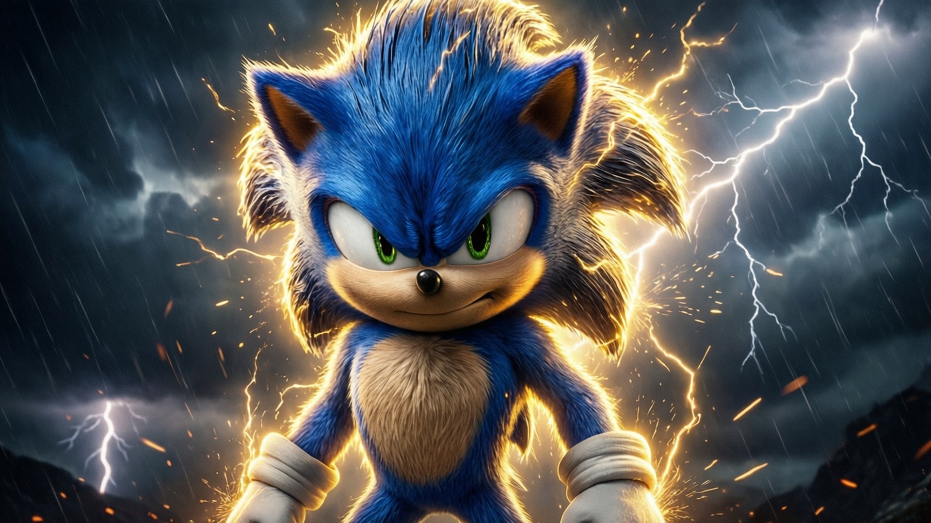 Super Sonic Awakening Bakgrunner