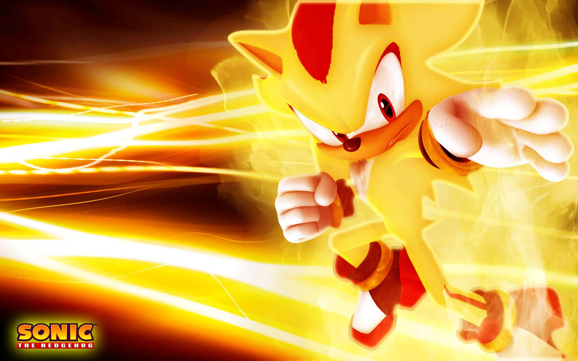 Outrun the Competition with Super Sonic Wallpaper