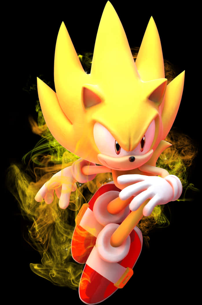 Super Sonic Transformation PNG