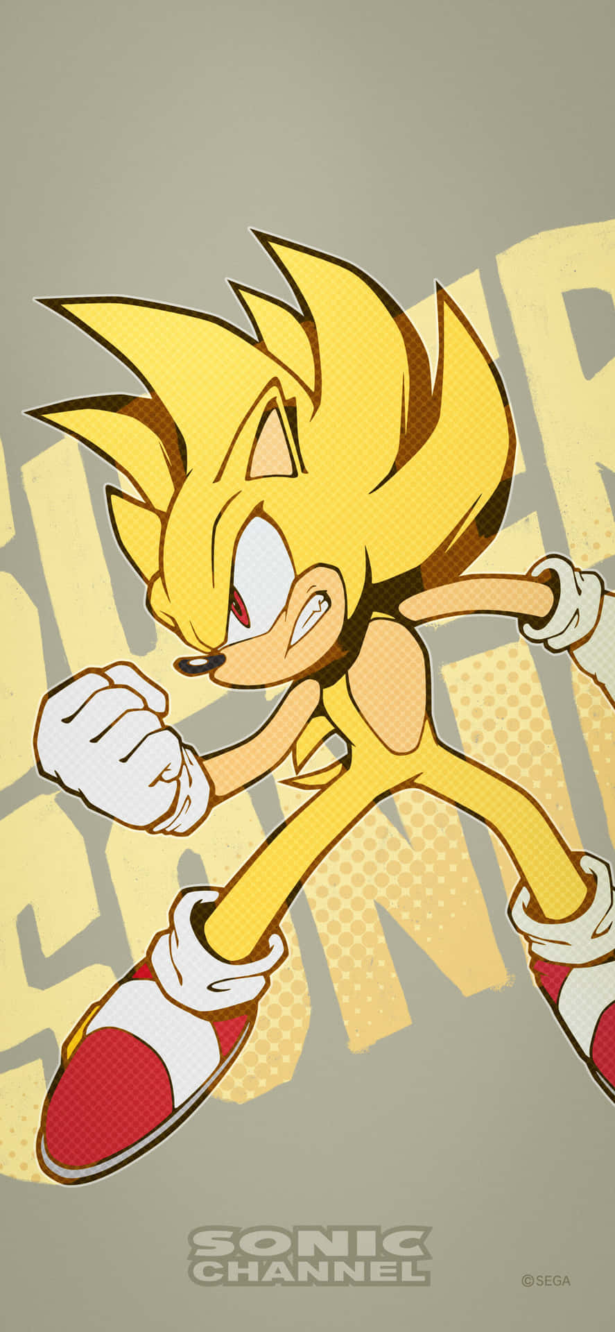 Introducing Super Sonic, the world's fastest hedgehog. Wallpaper