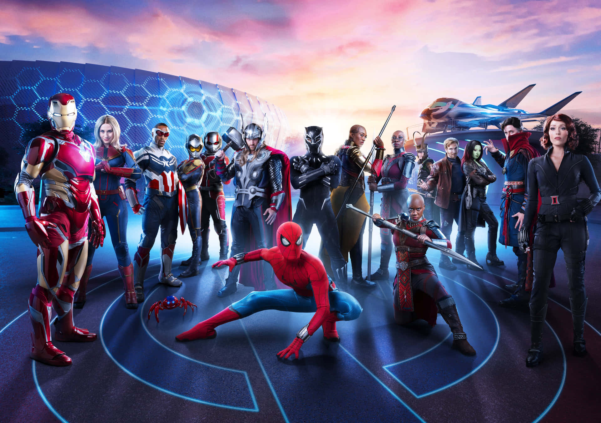 Super Team stands together against all odds! Wallpaper
