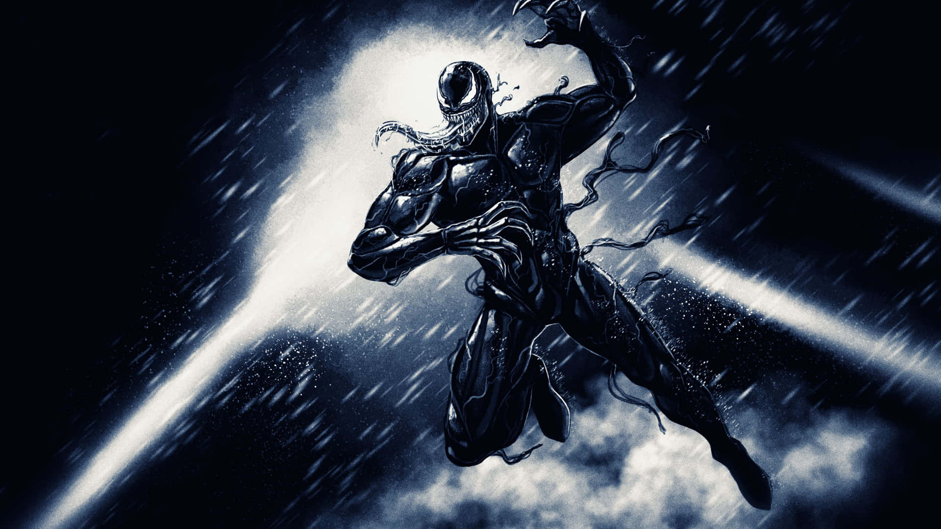 Venom In The Rain Wallpaper Wallpaper