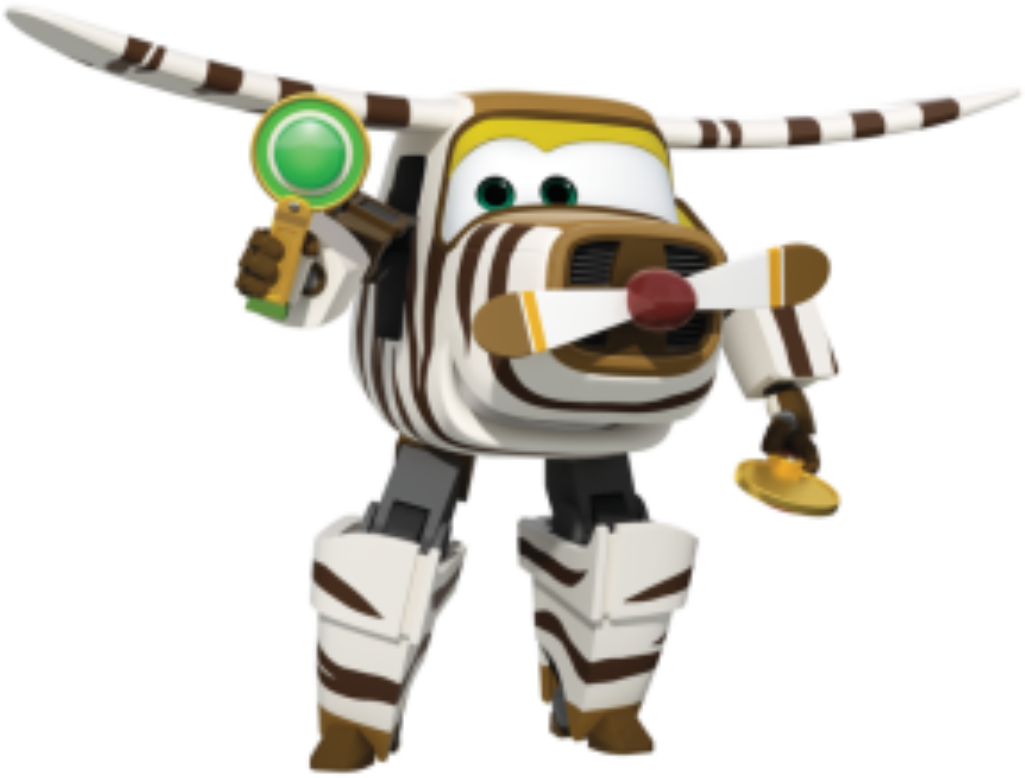 Super Wings Bello Character PNG