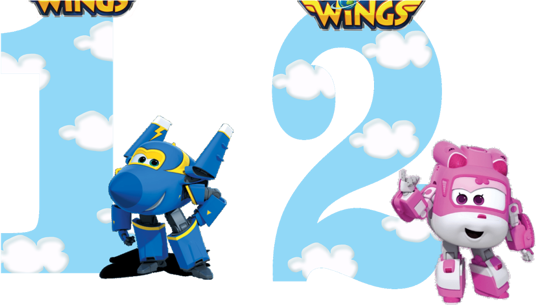 Download Super Wings Characters Jettand Dizzy | Wallpapers.com