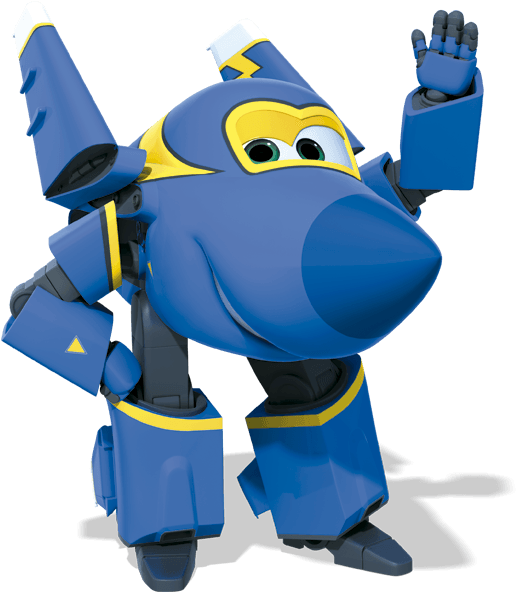 Super Wings Jerome Character Pose PNG