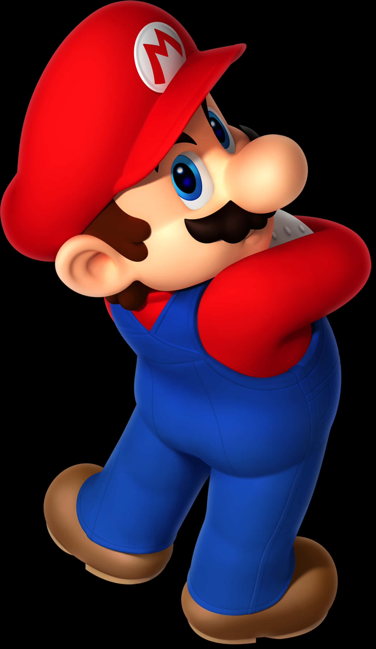 Super_ Mario_ Classic_ Pose PNG