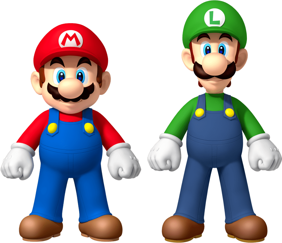 Super_ Mario_and_ Luigi_3 D_ Models PNG