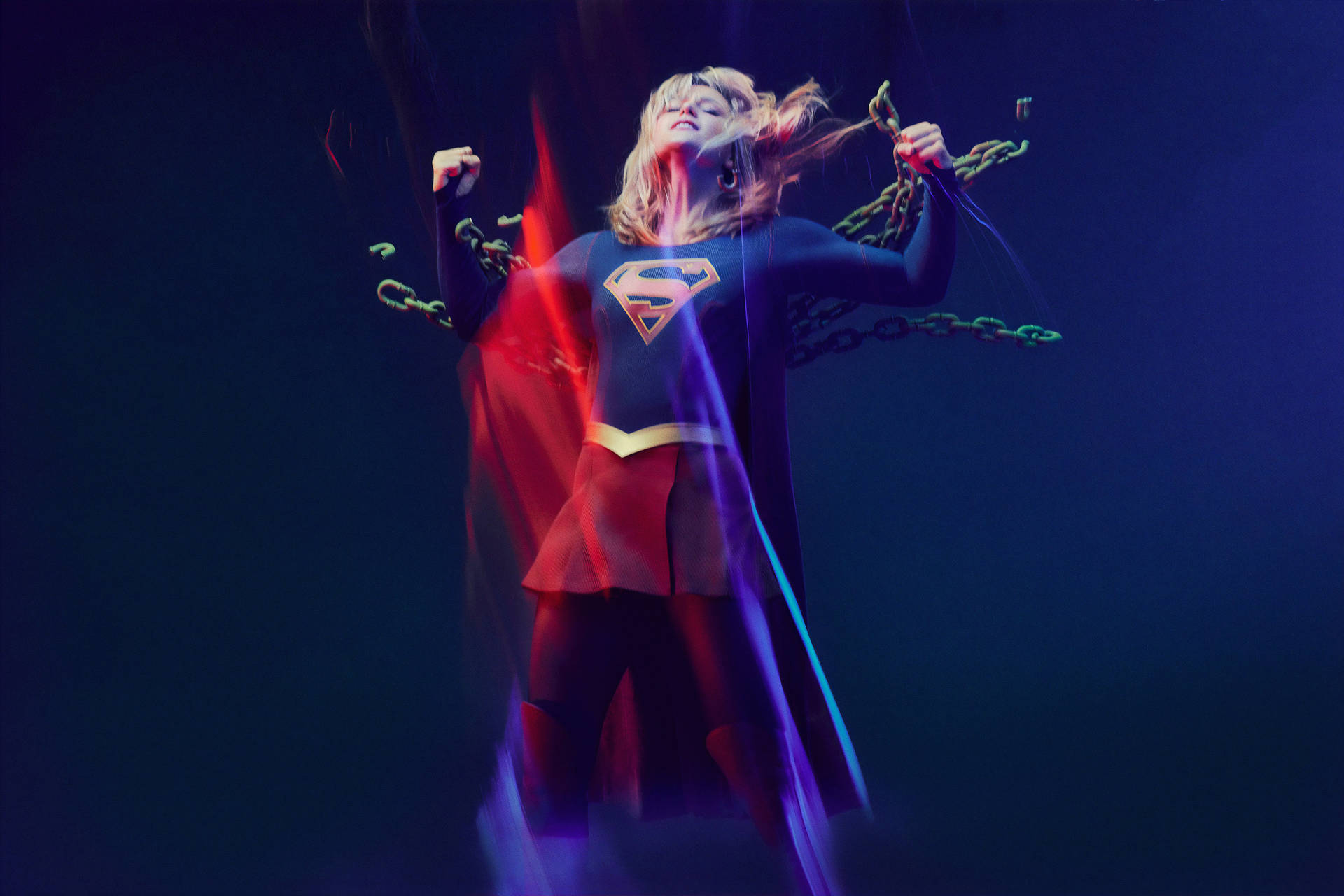 Supergirl Break The Chain Background