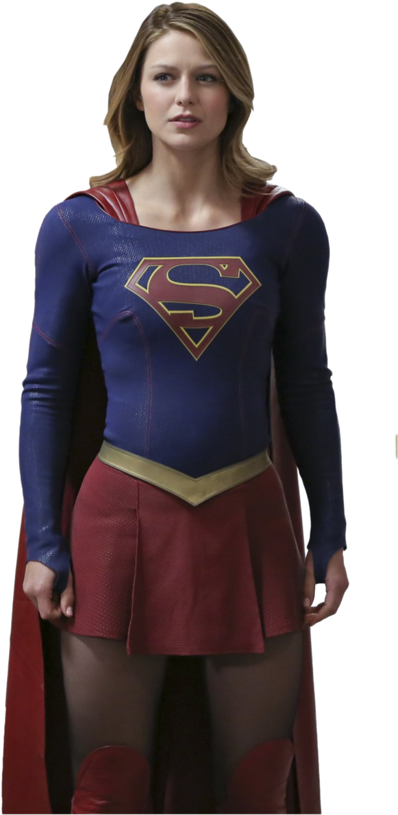 Supergirl Costume Pose PNG