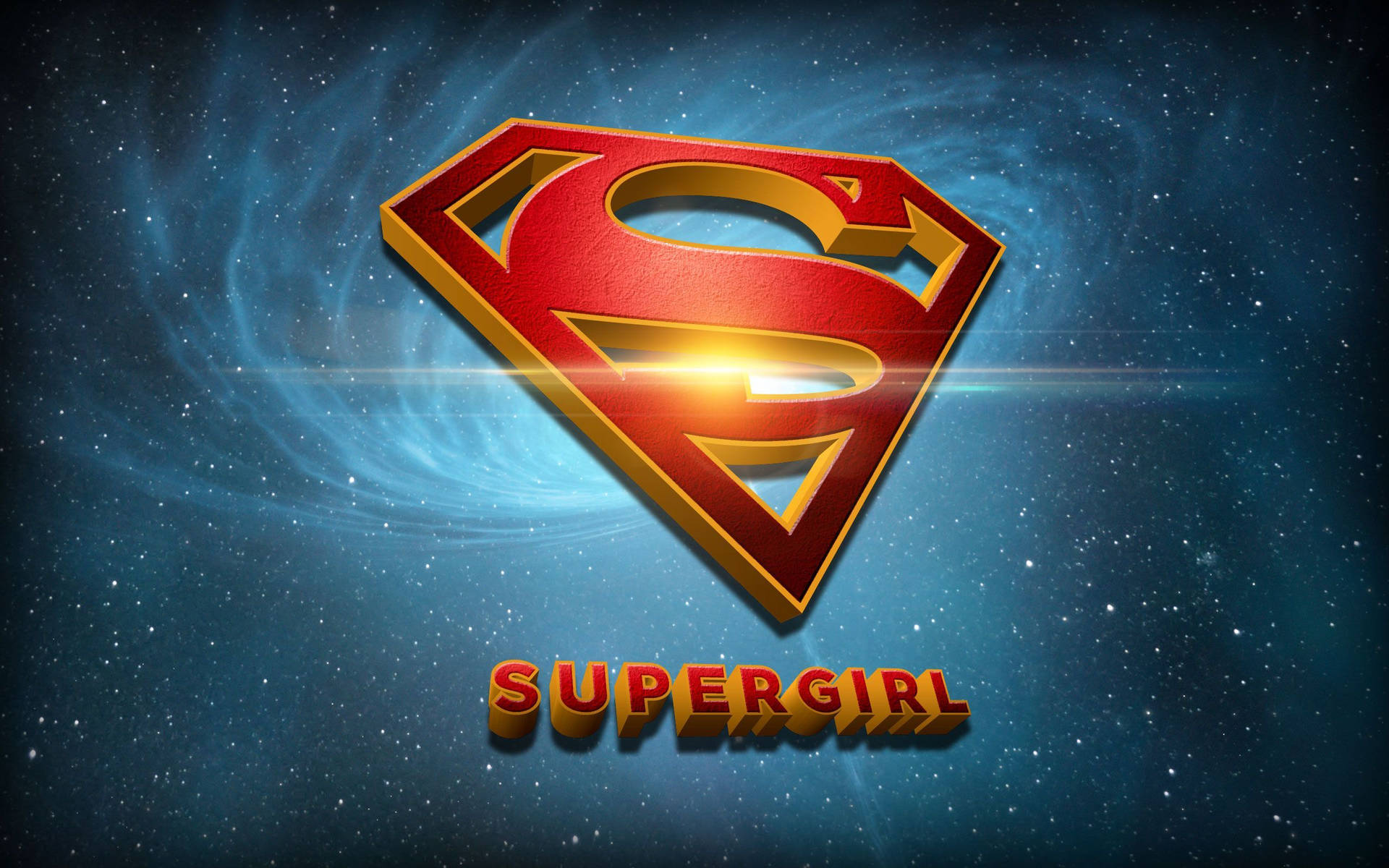 Supergirlemblem: Supergirl-emblem Wallpaper