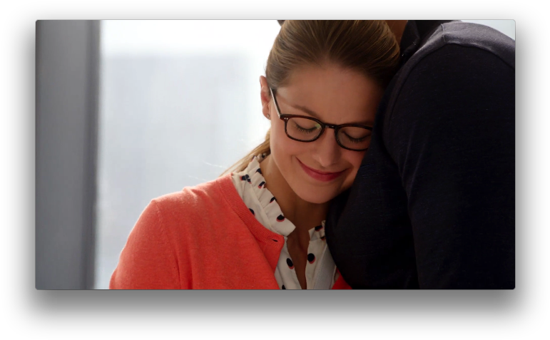 Supergirl Embrace Moment PNG