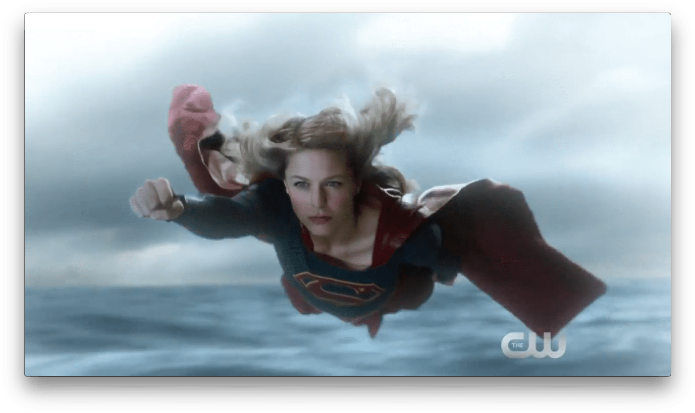 Supergirl Flying Heroism PNG