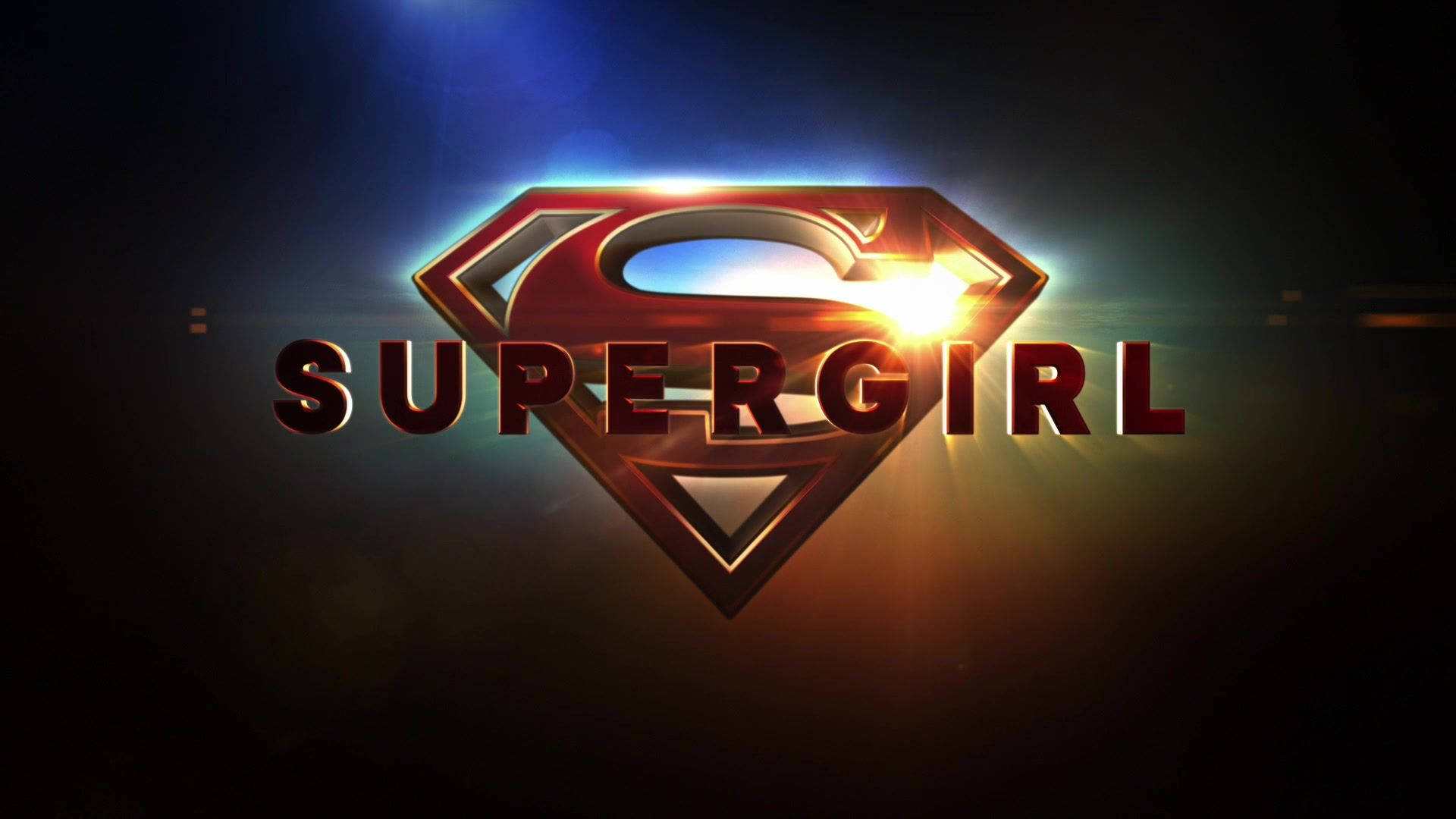Supergirl Logo Digital Cover Wallpaper