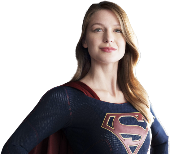 Supergirl Pose Smiling PNG