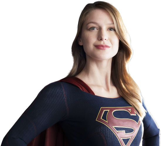 Download Supergirl Pose Smiling | Wallpapers.com