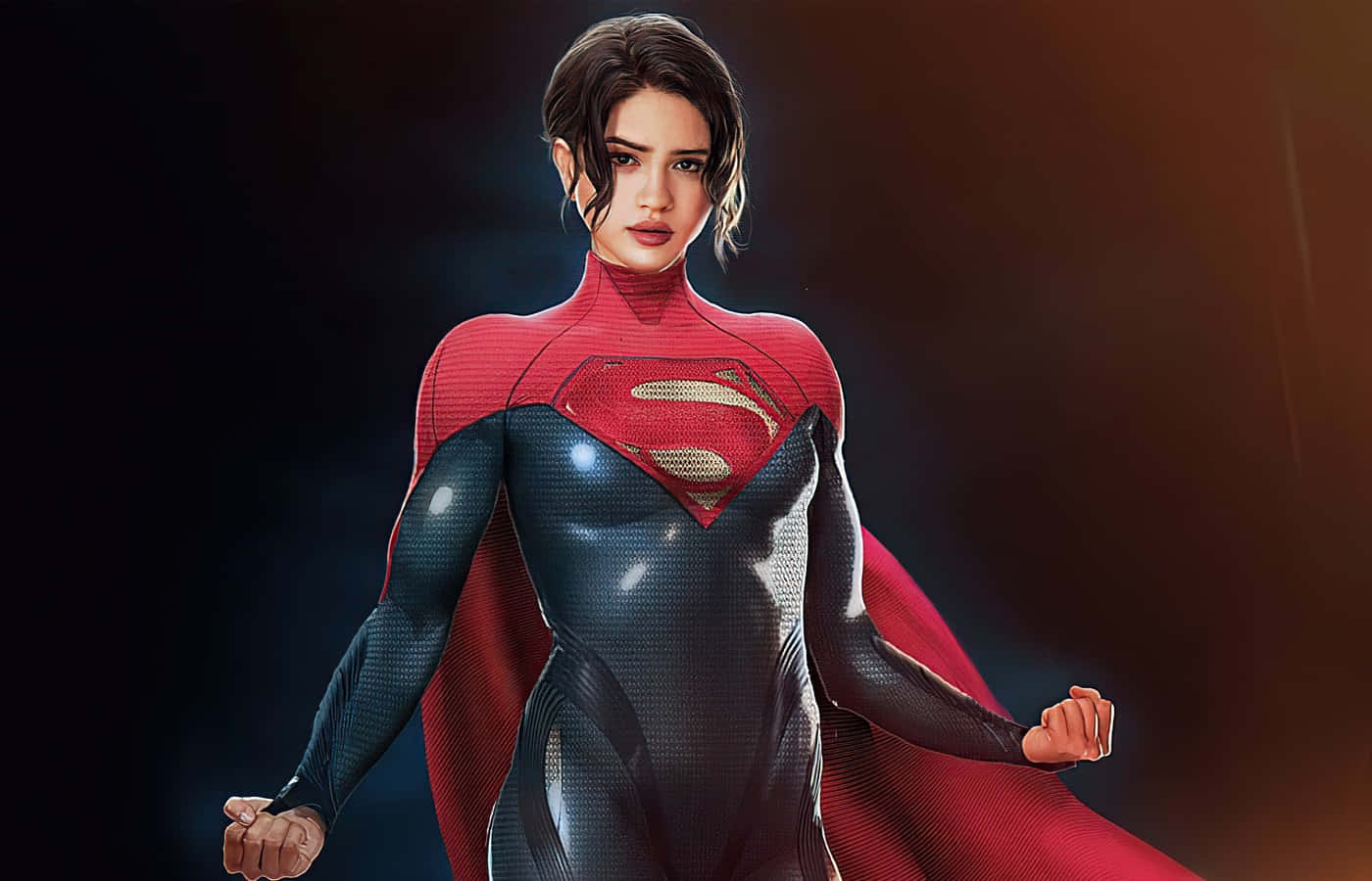 Supergirl Sasha Calle Portrait Wallpaper