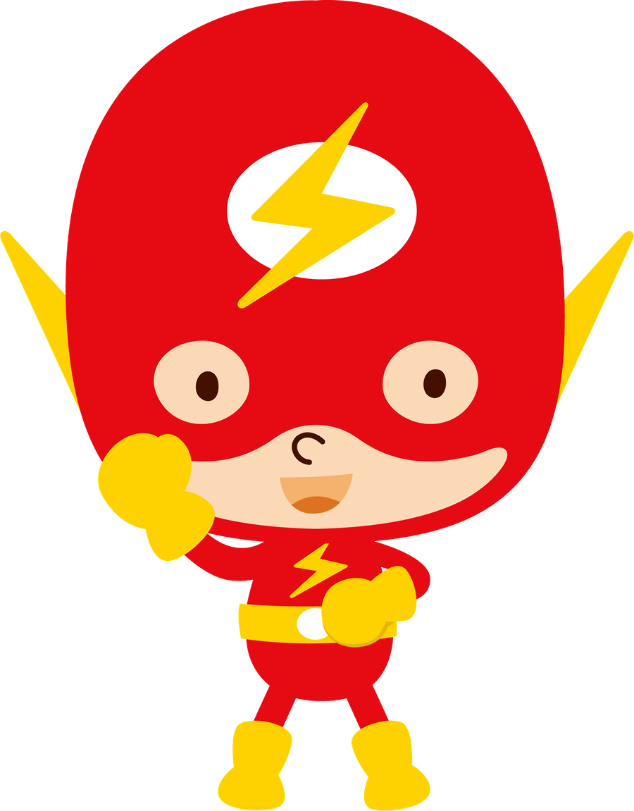 Superhero Baby Cartoon Character PNG