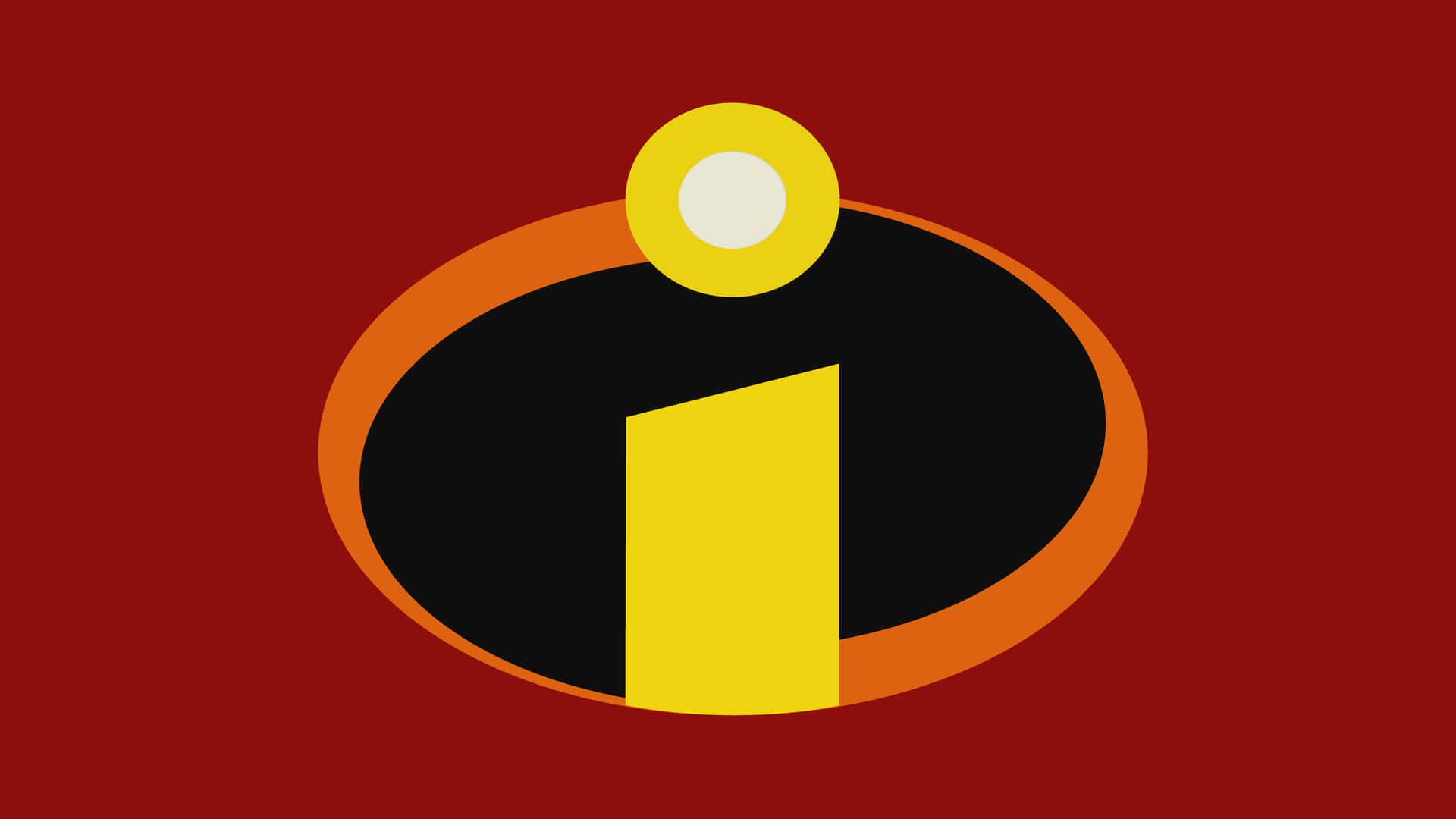 Logo Superhelt Baggrund af The Incredibles.