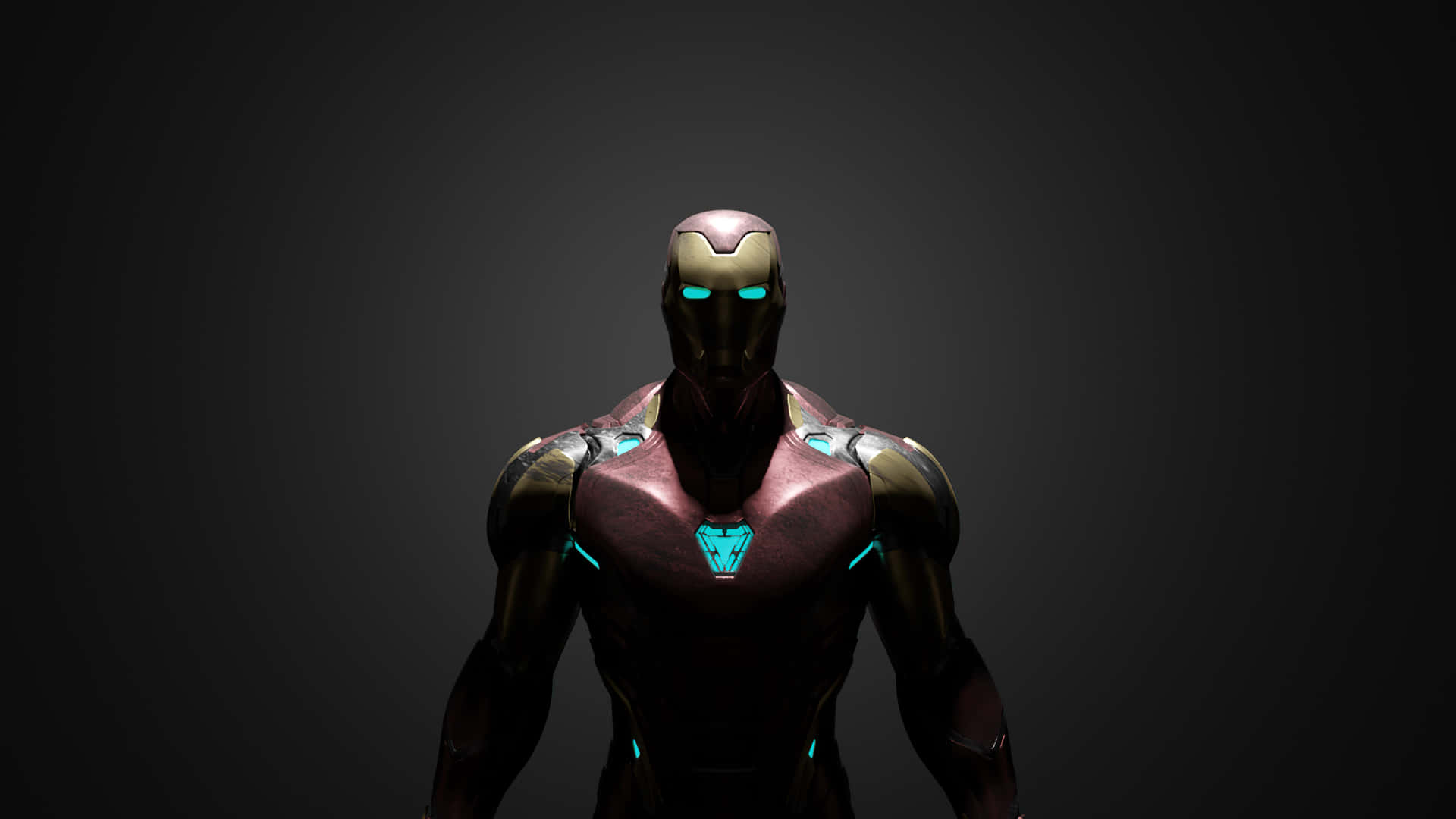 Sfondoper Computer O Smartphone Con Il Supereroe Marvel Iron Man.
