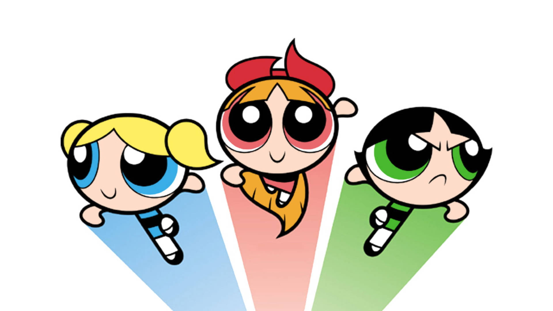 Supereroi Cartoon Powerpuff Girls Sfondo