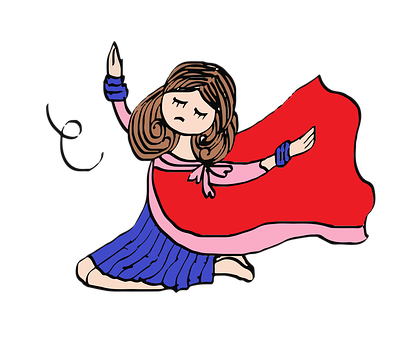 Superhero Girl Cartoon PNG