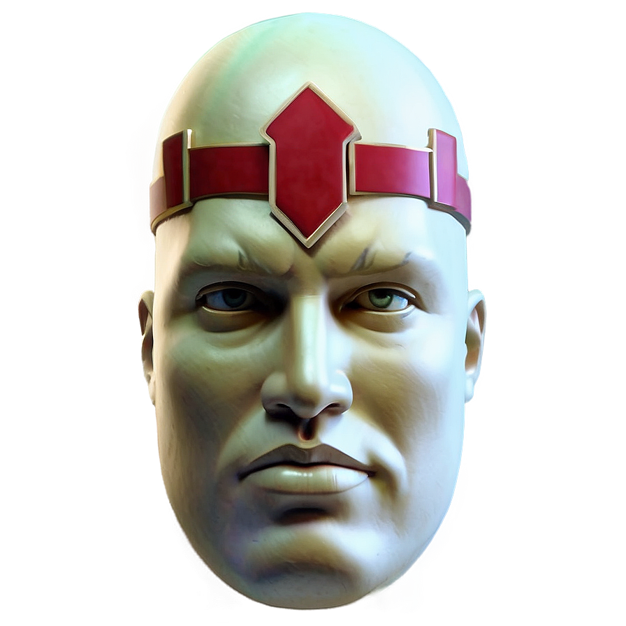 Superhero Headshot3 D Render PNG